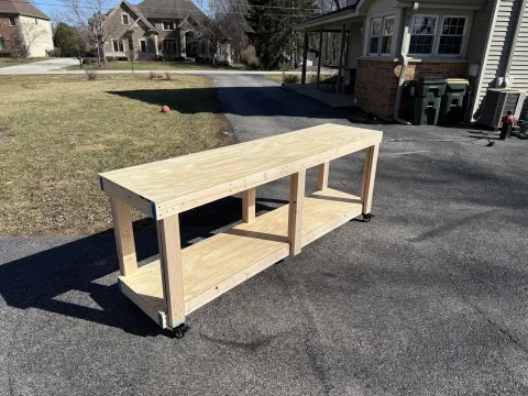 Standard 8 x 2 Workbench